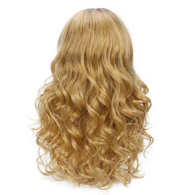 Perruque Style Occidental pour poupée gonflable - Cheveux Blond Long